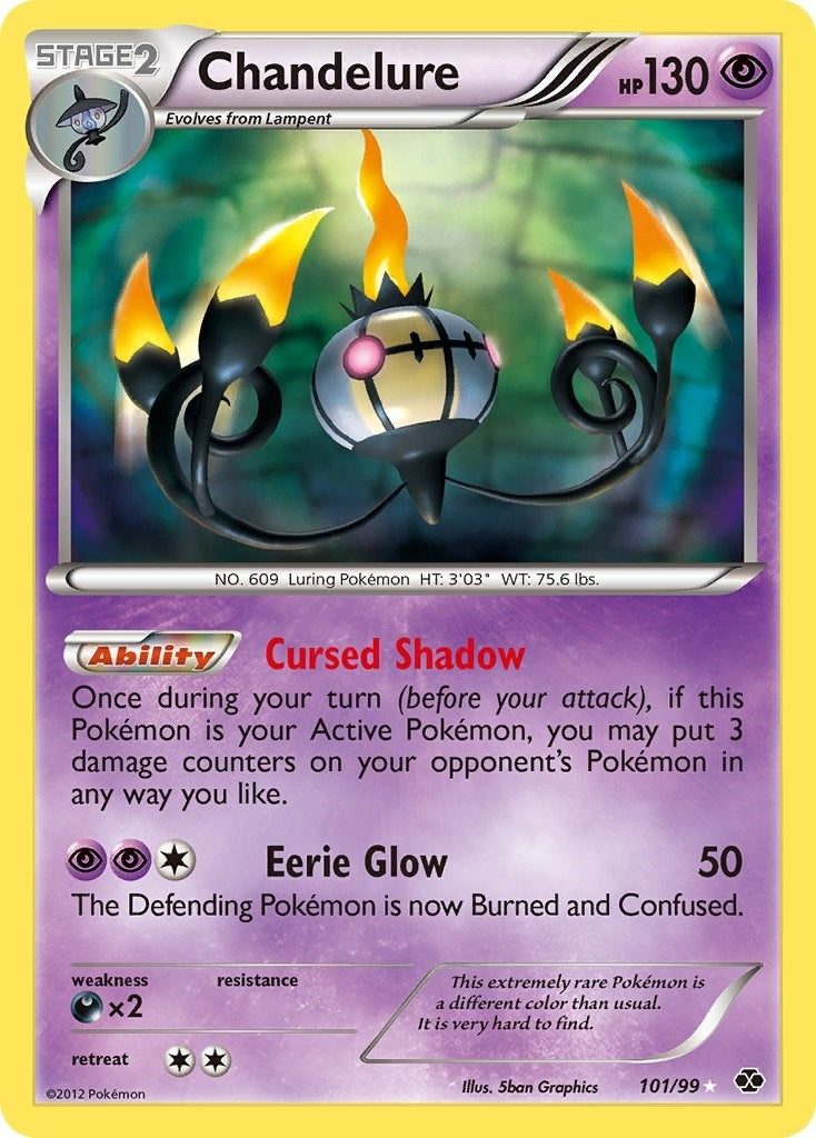 Chandelure (Secret) (101/99) (Next Destinies) (NXD)