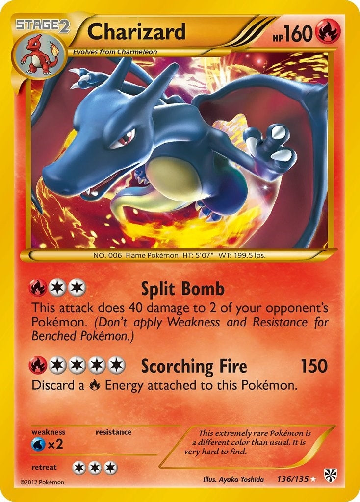 Charizard (136/135) (Plasma Storm) (PLS)