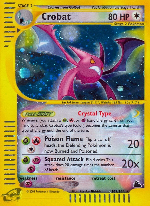 Crobat (147) (147/144) (Skyridge) (SK)