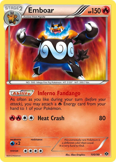 Emboar (100/99) (Next Destinies) (NXD)