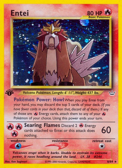 Entei (6) (06/64) (Neo Revelation) (N3)