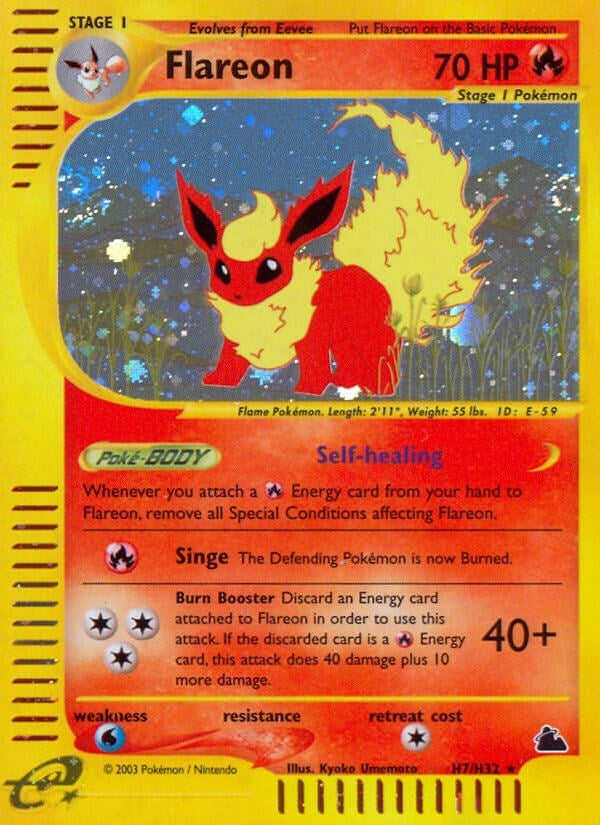 Flareon (H7) (H07/H32) (Skyridge) (SK)