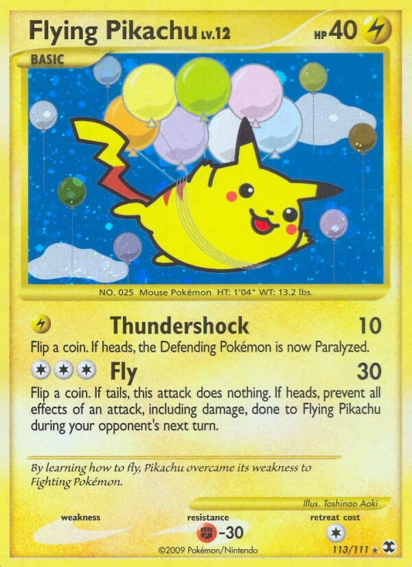 Flying Pikachu (113/111) (Rising Rivals) (RR)