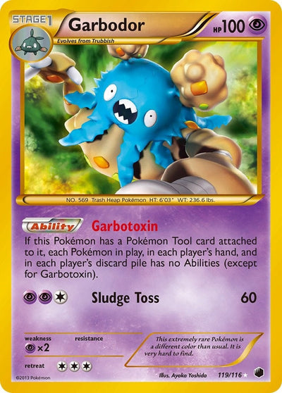 Garbodor (119 Secret Rare) (119/116) (Plasma Freeze) (PLF)