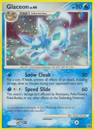 Glaceon (5/100) - Majestic Dawn Reverse Holofoil