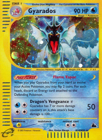 Gyarados (H10) (H10/H32) (Skyridge) (SK)
