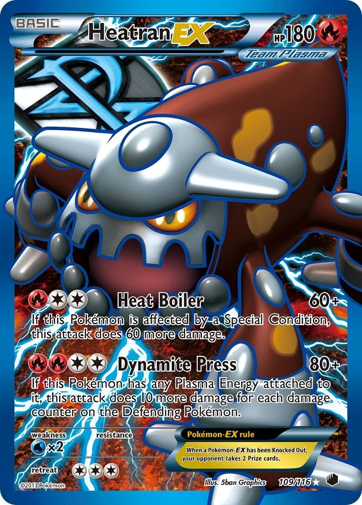 Heatran EX (Team Plasma) (Full Art) (109/116) (Plasma Freeze) (PLF)