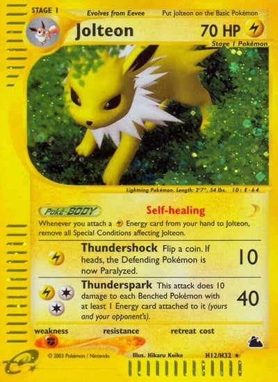 Jolteon (H12) (H12/H32) (Skyridge) (SK)