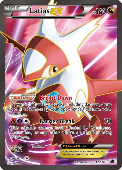 Latias EX (112 Full Art) (112/116) (Plasma Freeze) (PLF)