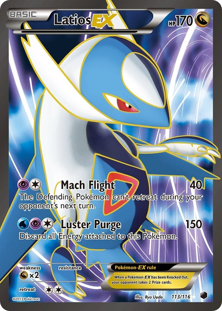 Latios EX (113 Full Art) (113/116) (Plasma Freeze) (PLF)