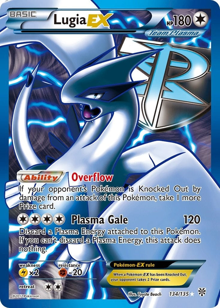 Lugia EX (Team Plasma) (134 Full Art) (134/135) (Plasma Storm) (PLS)