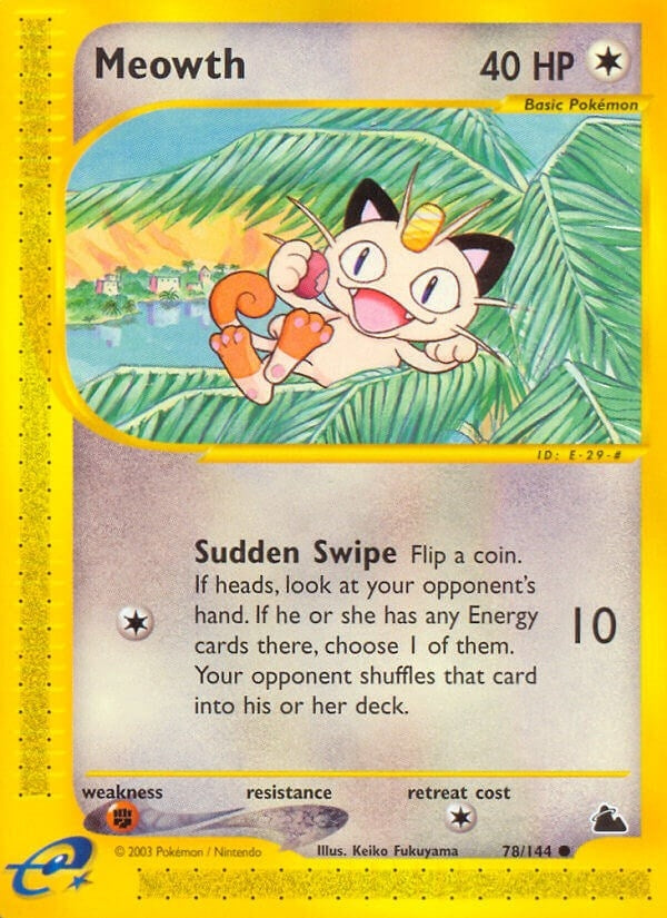 Meowth (078/144) (Skyridge) (SK)