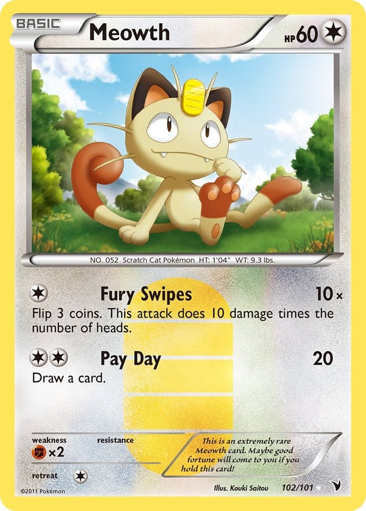 Meowth (102/101) (Noble Victories) (NVI)