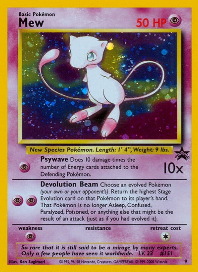 Mew (9) (09/53) (WoTC Promo) (PR)