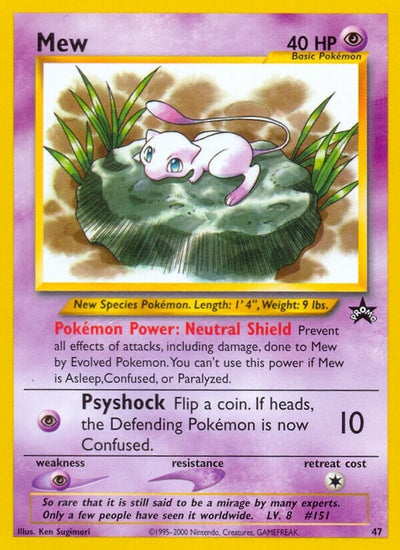 Mew (47) (47/53) (WoTC Promo) (PR)