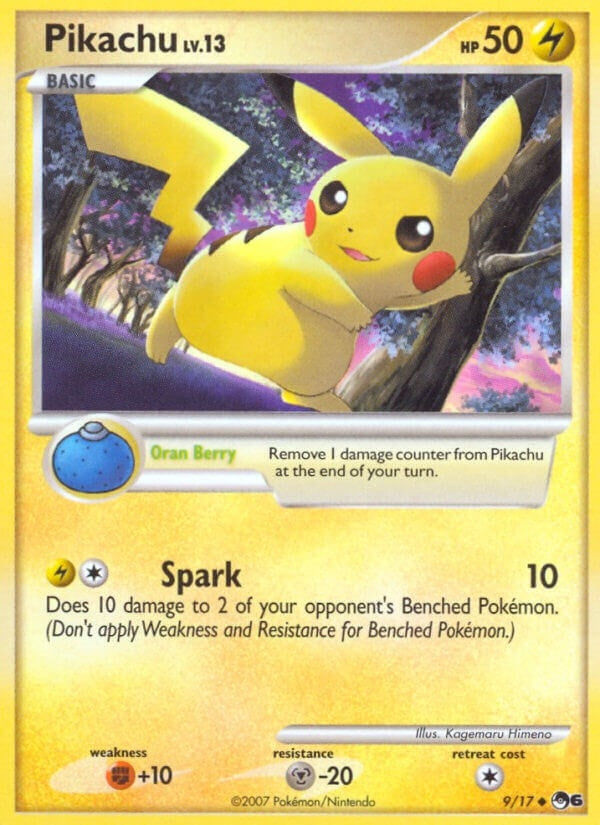 Pikachu (009/017) (POP Series 6) (POP)
