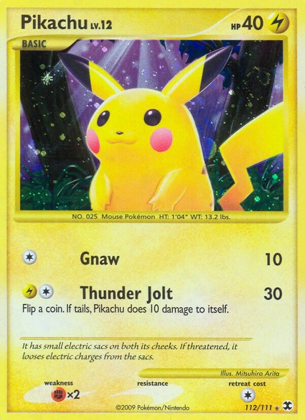 Pikachu (112/111) (Rising Rivals) (RR)