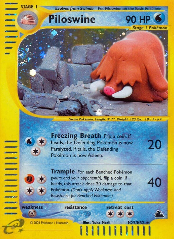Piloswine (H22) (H22/H32) (Skyridge) (SK)