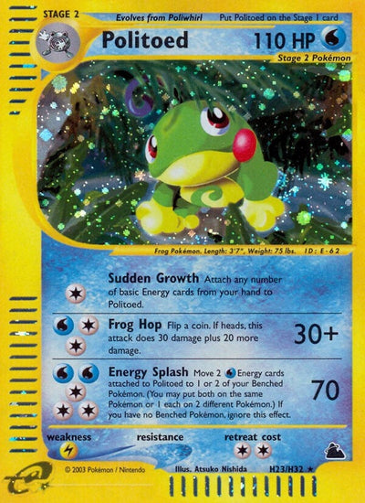 Politoed (H23) (H23/H32) (Skyridge) (SK)