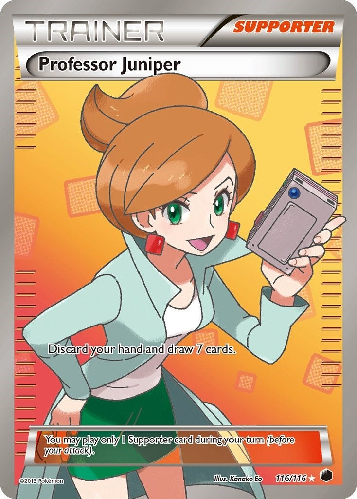 Professor Juniper (116 Full Art) (116/116) (Plasma Freeze) (PLF)