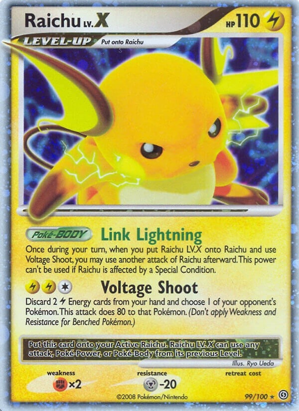 Raichu LV.X (99/100) (Stormfront) (SF)