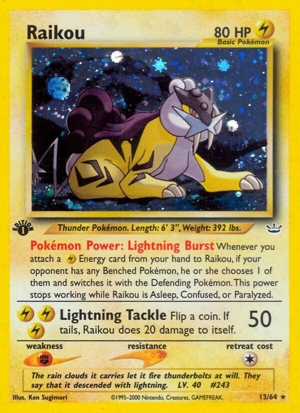 Raikou (13) (13/64) (Neo Revelation) (N3)