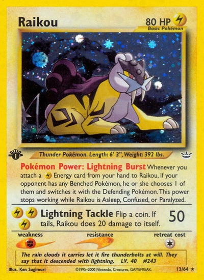 Raikou (13) (13/64) (Neo Revelation) (N3)