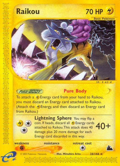 Raikou (028/144) (Skyridge) (SK)