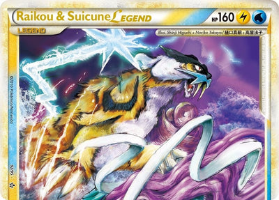 Raikou & Suicune Legend (Top) (92/95) (Unleashed) (UL)