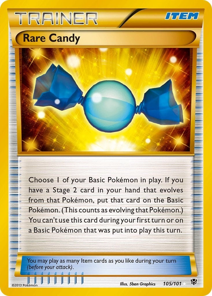 Rare Candy (105 Secret Rare) (105/101) (Plasma Blast) (PLB)