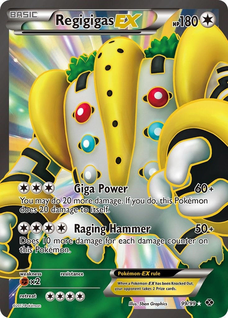 Regigigas EX (99 Full Art) (99/99) (Next Destinies) (NXD)