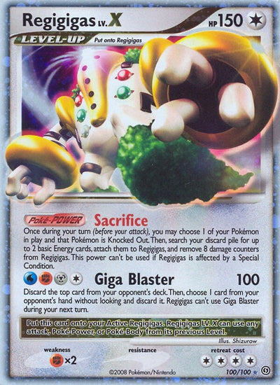 Regigigas LV.X (100/100) (Stormfront) (SF)