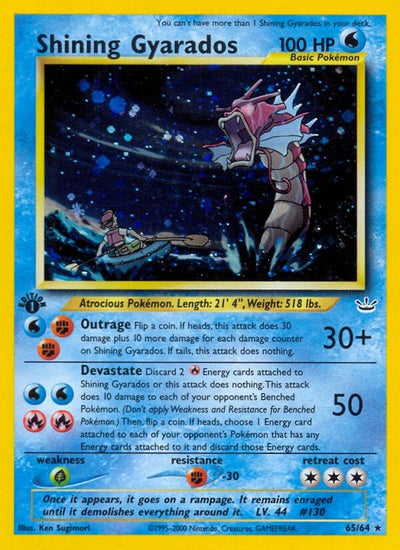 Shining Gyarados (65/64) (Neo Revelation) (N3)