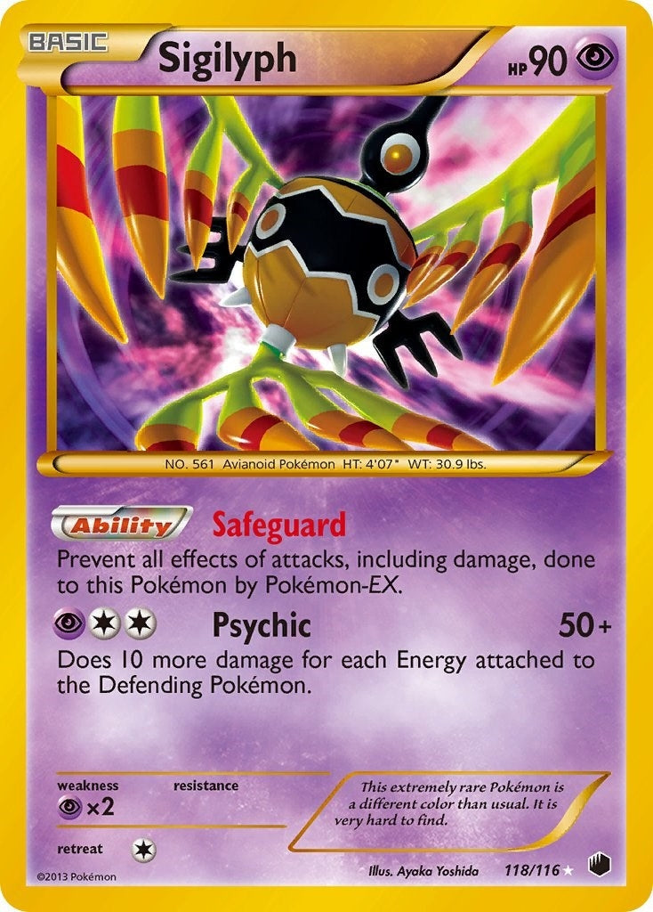 Sigilyph (118/116) (Plasma Freeze) (PLF)