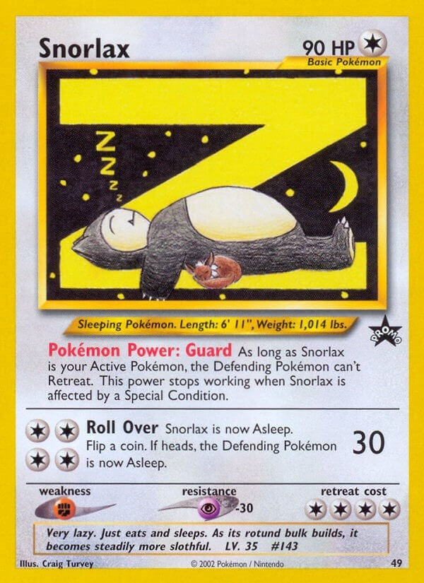 Snorlax (49/53) (WoTC Promo) (PR)