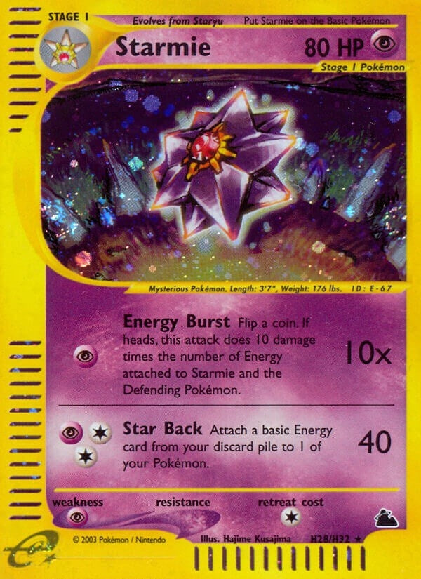 Starmie (H28) (H28/H32) (Skyridge) (SK)