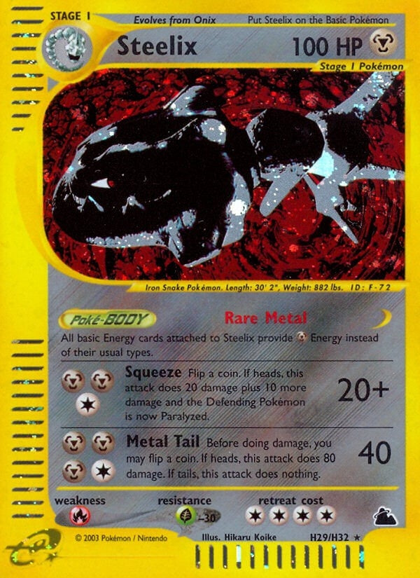 Steelix (H29) (H29/H32) (Skyridge) (SK)