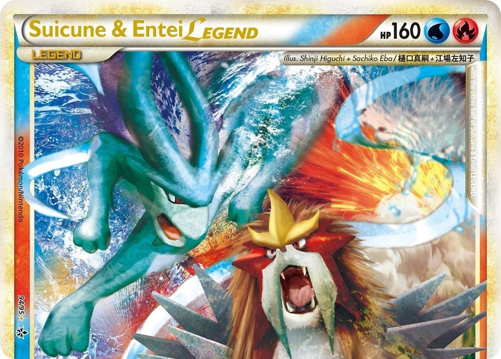Suicune & Entei Legend (Top) (94/95) (Unleashed) (UL)