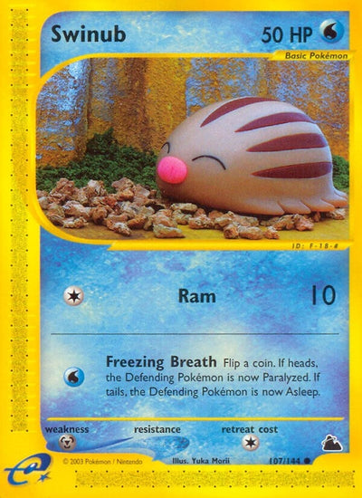 Swinub (107) (107/144) (Skyridge) (SK)