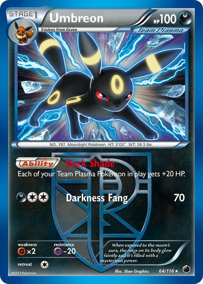 Umbreon (Team Plasma) (64/116) (Plasma Freeze) (PLF)