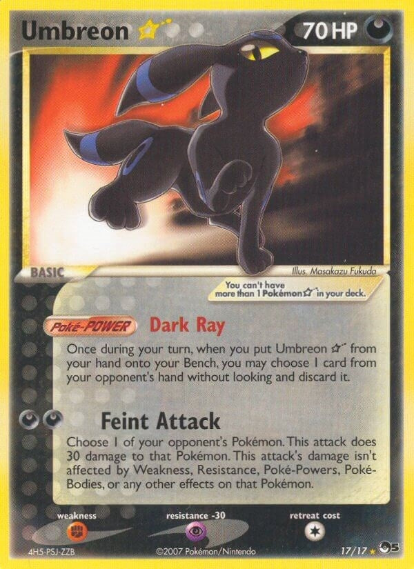 Umbreon Star (017/017) (POP Series 5) (POP)