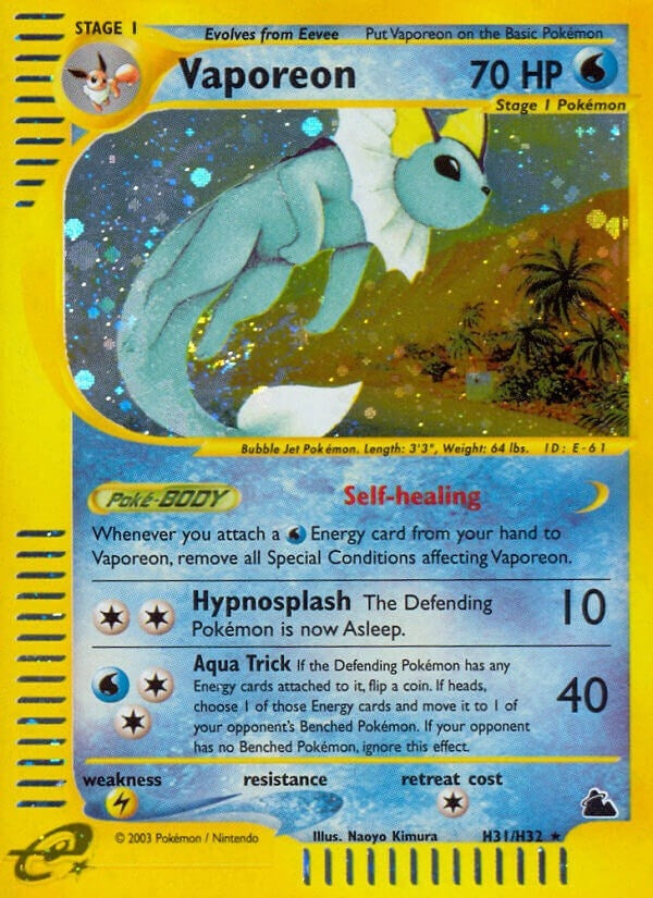 Vaporeon (H31) (H31/H32) (Skyridge) (SK)