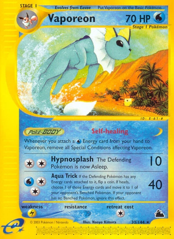 Vaporeon (033/144) (Skyridge) (SK)