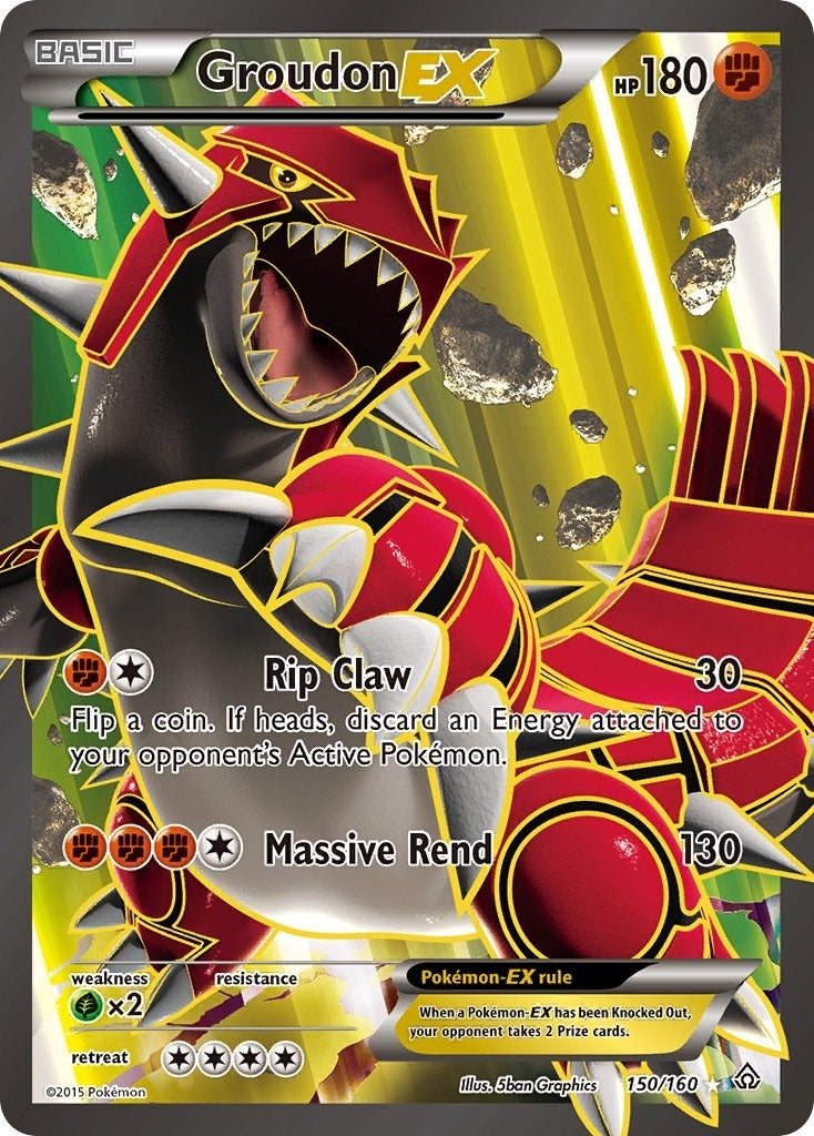 Groudon EX (150 Full Art) (150/160) (XY - Primal Clash) (PRC)
