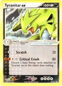 Tyranitar ex (Non-Holo) (017/017) (POP Series 1) (POP)