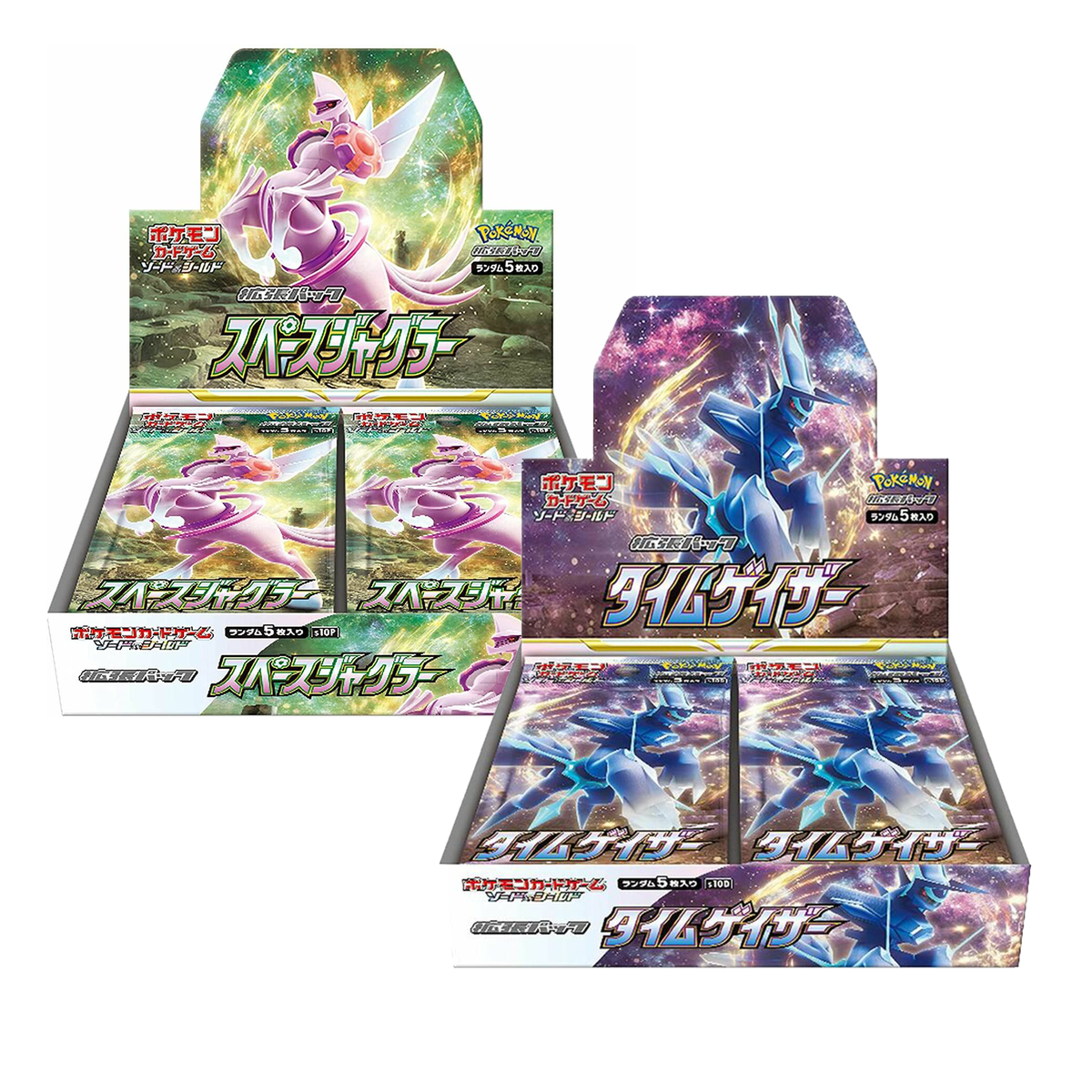 Time Gazer S10D & Space Juggler S10P Booster Box Bundle- Japanese Pokemon TCG