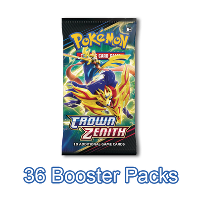 POKÉMON TCG Crown Zenith - Booster Pack Bundle x36