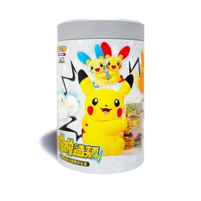 Pokemon TCG: Electric Plush Blind Box (Cuddle Cheek Series) (S-Chinese) (Sealed Case of 6x Tins)