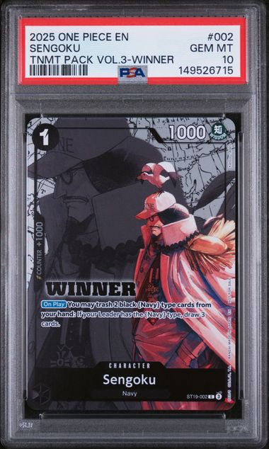PSA 10 SENGOKU TOURNAMENT PACK VOL.3 - WINNER