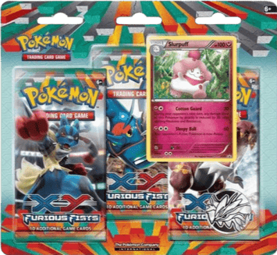 Furious Fists 3-Pack Blister w/ Slurpuff